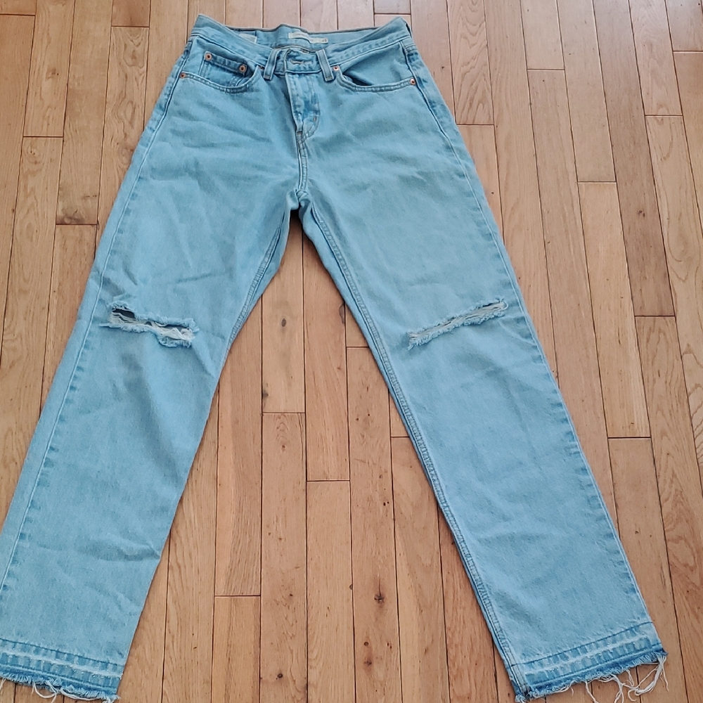 Levi's Light Blue Straight Leg Jeans